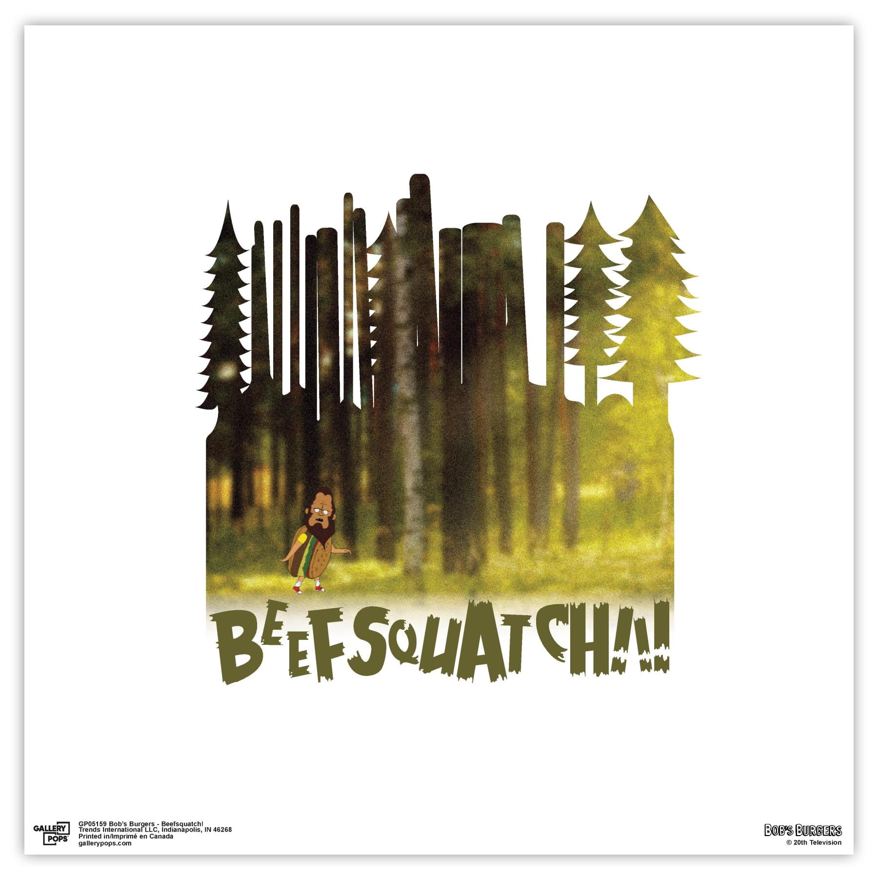 Gallery Pops® Bob's Burgers - Beefsquatch! Wall Art - Walmart.com