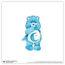 Gallery Pops Care Bears - Heritage Bedtime Bear Wall Art, Unframed Version, 12" x 12"