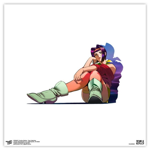 Gallery Pops Cowboy Bebop - Faye Valentine Wall Art, Unframed Version, 12" x 12"