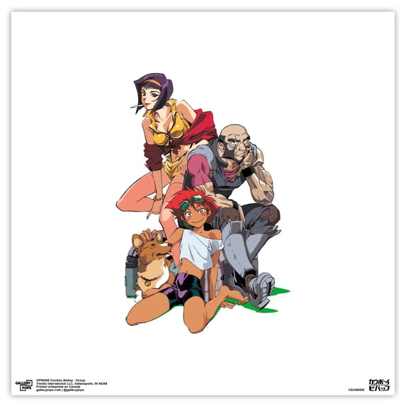 Gallery Pops Cowboy Bebop - Group Wall Art, Unframed Version, 12" x 12"