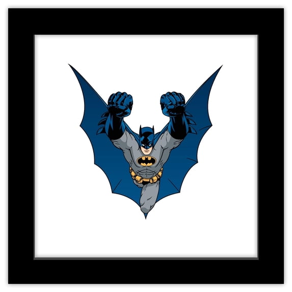 Gallery Pops DC Comics Batman - The Bat Wall Art, Black Framed Version, 12" x 12"