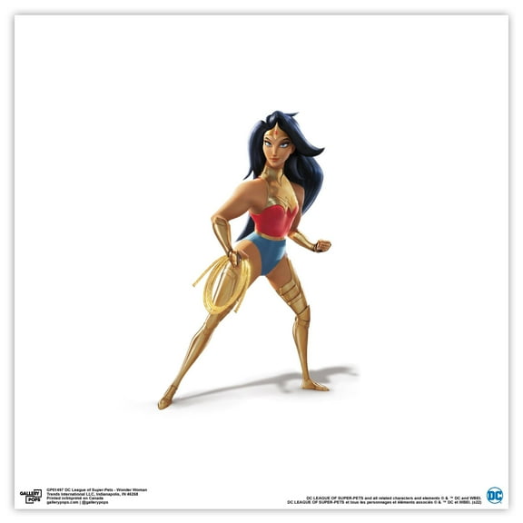 Gallery Pops DC Comics DC League of Super-Pets - Wonder Woman Wall Art, Unframed Version, 12" x 12"