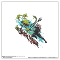 Gallery Pops DC Comics Movie Aquaman and the Lost Kingdom - Black Manta Octobot Graphic Wall Art, Unframed Version, 12" x 12"