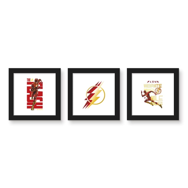 Gallery Pops DC Comics Movie The Flash - Flash Wall Art Bundle (3-Pack ...
