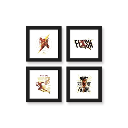 Gallery Pops DC Comics Movie The Flash - Past Present Future Wall Art Bundle (4-Pack)