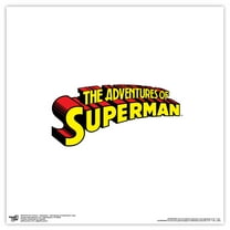 Gallery Pops DC Comics Superman - Adventures of Superman Logo Wall Art, Unframed Version, 12" x 12"