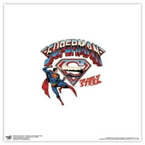 Gallery Pops DC Comics Superman - Man of Steel Graphic Wall Art, Unframed Version, 12" x 12"