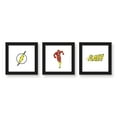 thumbnail image 1 of Gallery Pops DC Comics The Flash - Classic Flash Wall Art Bundle (3-Pack), Black Framed Version, 12" x 12", 1 of 5