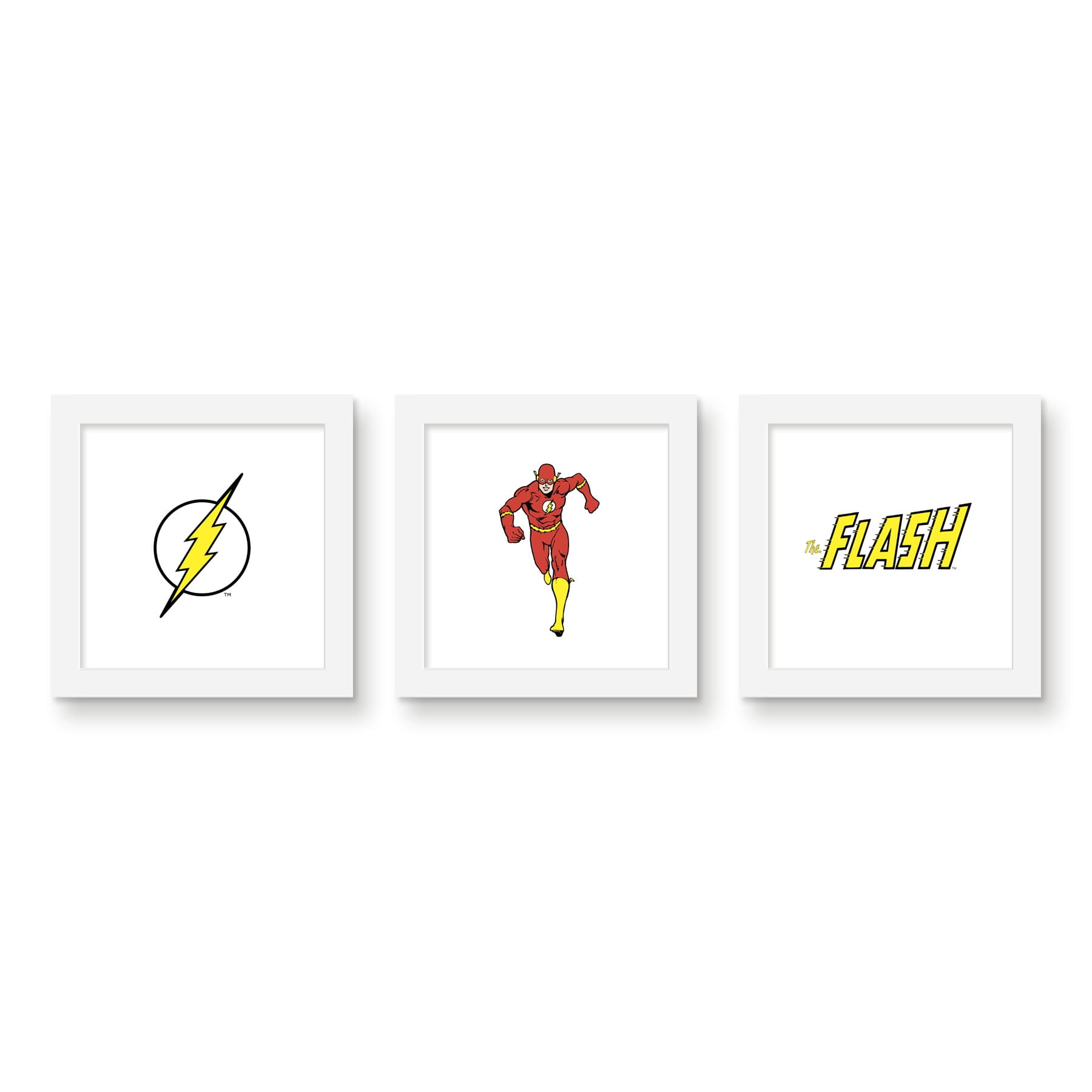 Gallery Pops DC Comics The Flash - Classic Flash Wall Art Bundle (3 ...
