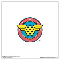 Gallery Pops DC Comics Wonder Woman - Wonder Woman Shield Icon Wall Art, Unframed Version, 12" x 12"