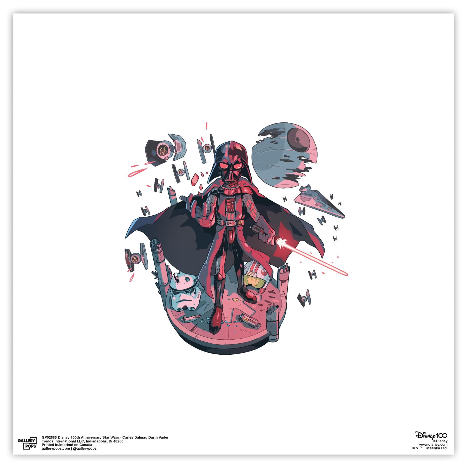 Gallery Pops Disney 100th Anniversary Star Wars - Carles Dalmau Darth ...