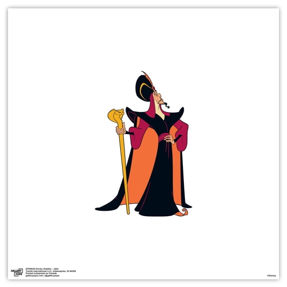 Gallery Pops Disney Aladdin - Jafar Wall Art, Unframed Version, 12" x 12"