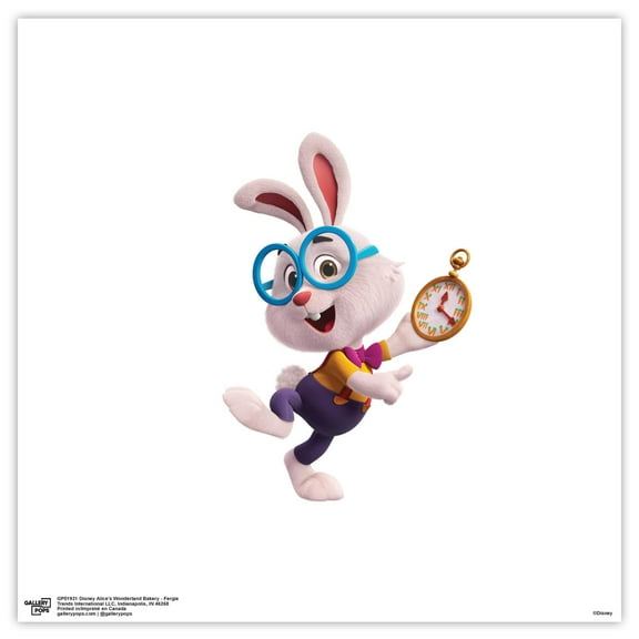 Gallery Pops Disney Alice's Wonderland Bakery - Fergie Wall Art, Unframed Version, 12" x 12"