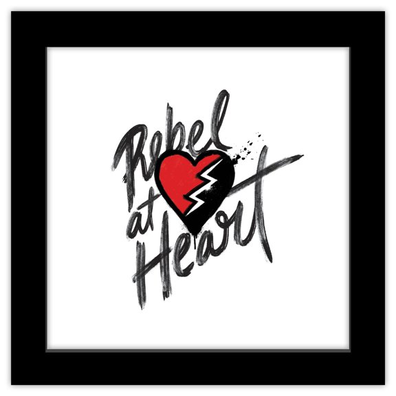 Gallery Pops Disney Descendants: The Rise of Red - Rebel At Heart Wall Art, Black Framed Version, 12" x 12"