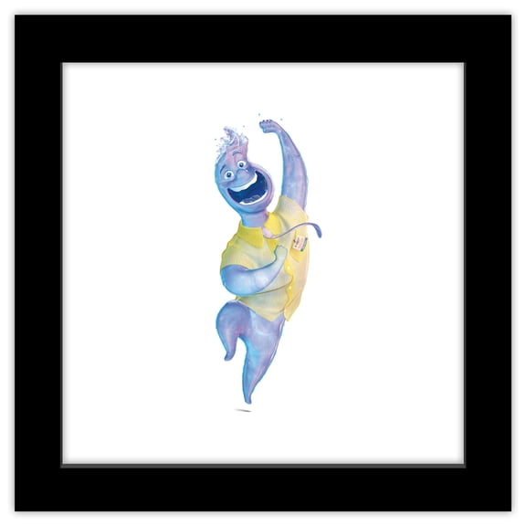 Gallery Pops Disney Elemental - Wade Ripple Wall Art, Black Framed Version, 12" x 12"