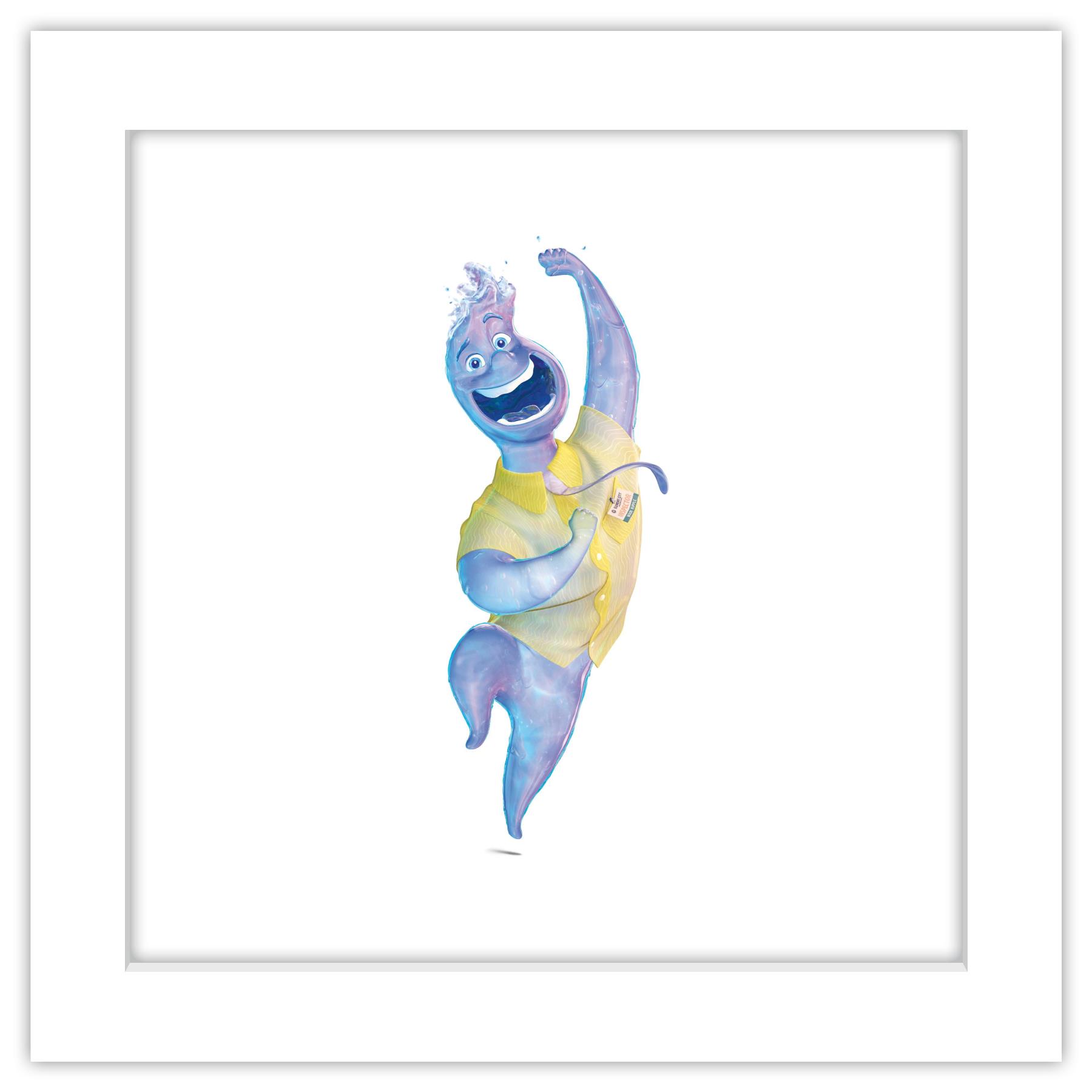 Wade Ripple Elementql Gallery Pops Disney Elemental - Wade Ripple Wall Art, White Framed ...