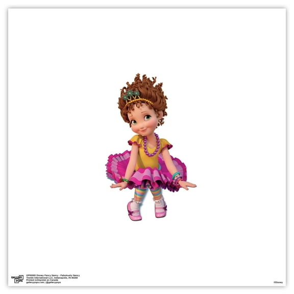 Gallery Pops Disney Fancy Nancy - Fabulously Nancy Wall Art, Unframed Version, 12" x 12"