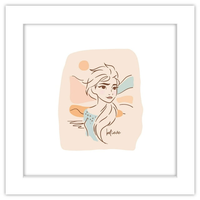 Gallery Pops Disney Frozen 2 Elsa Believe Abstract Wall Art, White
