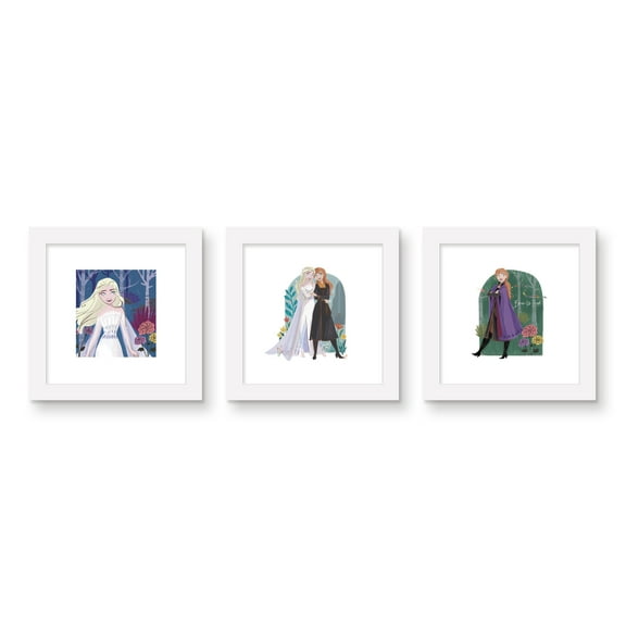 Gallery Pops Disney Frozen 2 - Sisters Color Sketch Wall Art Bundle (3-Pack)