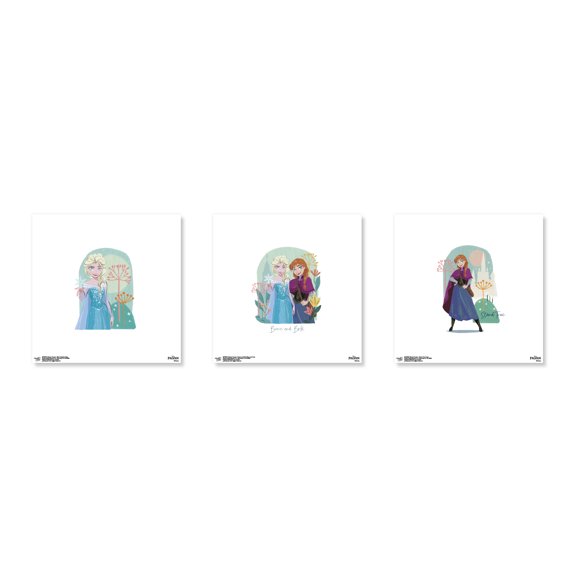 Gallery Pops Disney Frozen - Sisters Brave and Bold Wall Art Bundle (3-Pack)