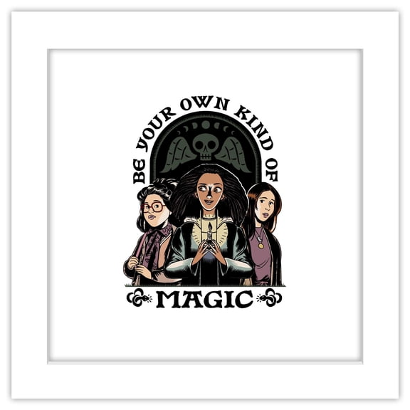 Gallery Pops Disney Hocus Pocus 2 - Own Kind Of Magic Wall Art, White Framed Version, 12" x 12"