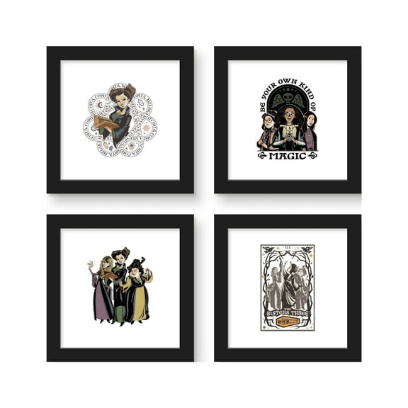 Gallery Pops Disney Hocus Pocus 2 - Sisters Wall Art Bundle (4-Pack)