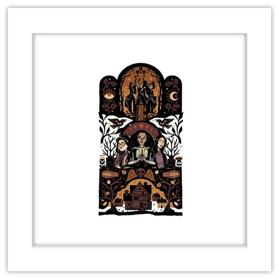 Gallery Pops Disney Hocus Pocus 2 - Witchy Vibes Wall Art, White Framed Version, 12" x 12"