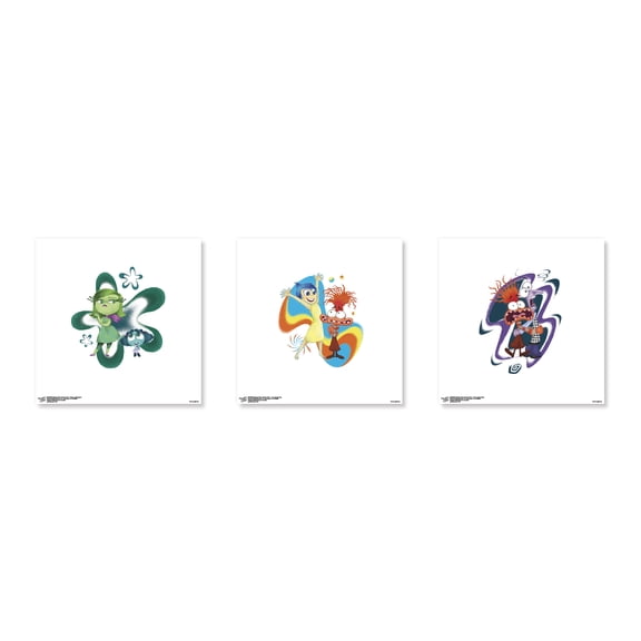 Gallery Pops Disney Inside Out 2 - Group Wall Art Bundle (3-Pack)