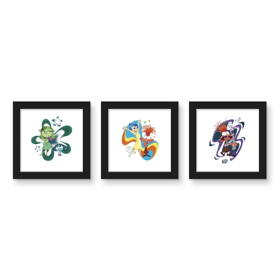 Gallery Pops Disney Inside Out 2 - Group Wall Art Bundle (3-Pack)