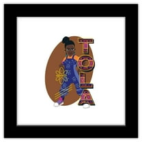 Gallery Pops Disney IwÃ¡jÃº - Tola Graphic Wall Art, Black Framed Version, 12" x 12"