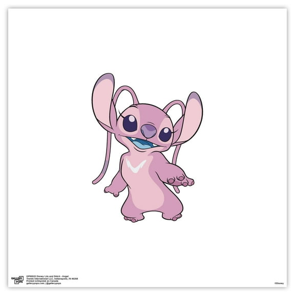 Gallery Pops Disney Lilo & Stitch - Angel Wall Art, Unframed Version, 12" x 12"