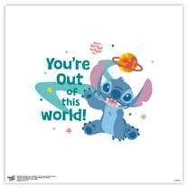Gallery Pops Disney Lilo & Stitch - You're Out Of This World Wall Art, Unframed Version, 12" x 12"
