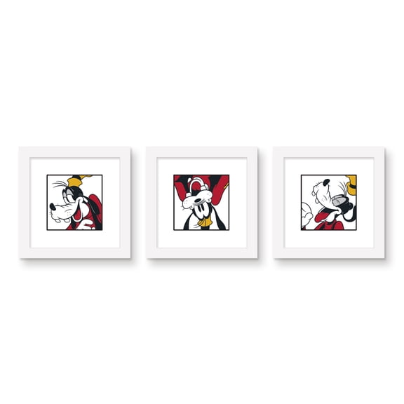 Gallery Pops Disney Mickey and Friends - Goofy Expressions Wall Art Bundle (3-Pack)