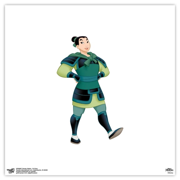 Gallery Pops Disney Mulan - Fa Ping Wall Art, Unframed Version, 12" x 12"