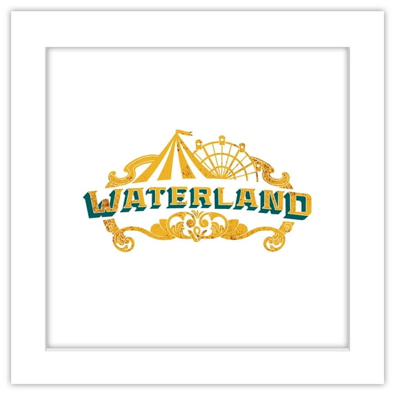 Gallery Pops Disney Percy Jackson and the Olympians - Waterland Graphic Wall Art, White Framed Version, 12" x 12"