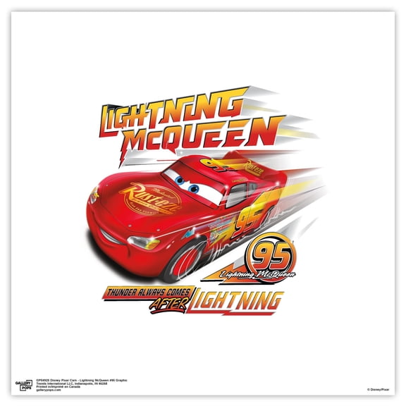 Gallery Pops® Disney Pixar Cars (2006) - Lightning #95 Graphic Wall Art
