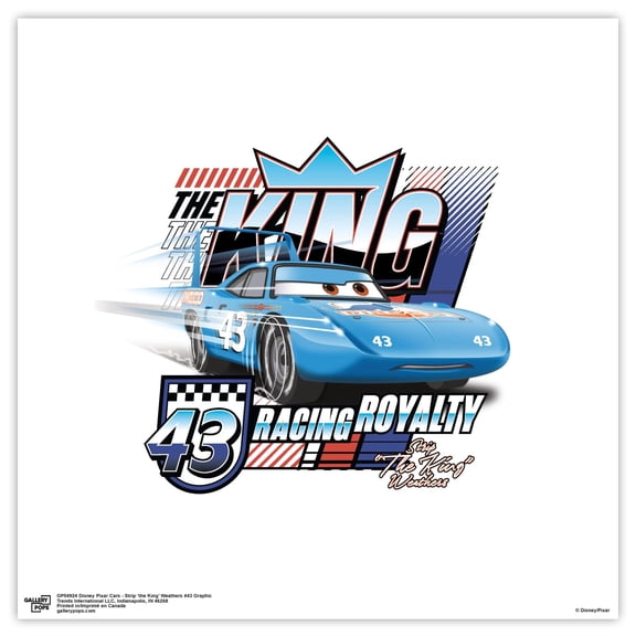 Gallery Pops® Disney Pixar Cars (2006) - Strip The King Weathers #43 Wall Art