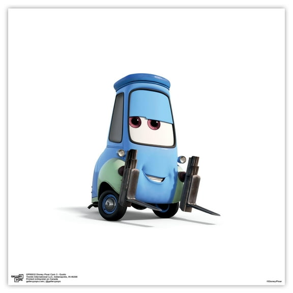 Gallery Pops Disney Pixar Cars 3 - Guido Wall Art, Unframed Version, 12" x 12"