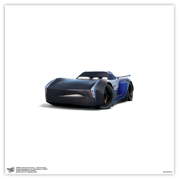 Gallery Pops Disney Pixar Cars 3 - Jackson Storm Wall Art, Unframed Version, 12" x 12"