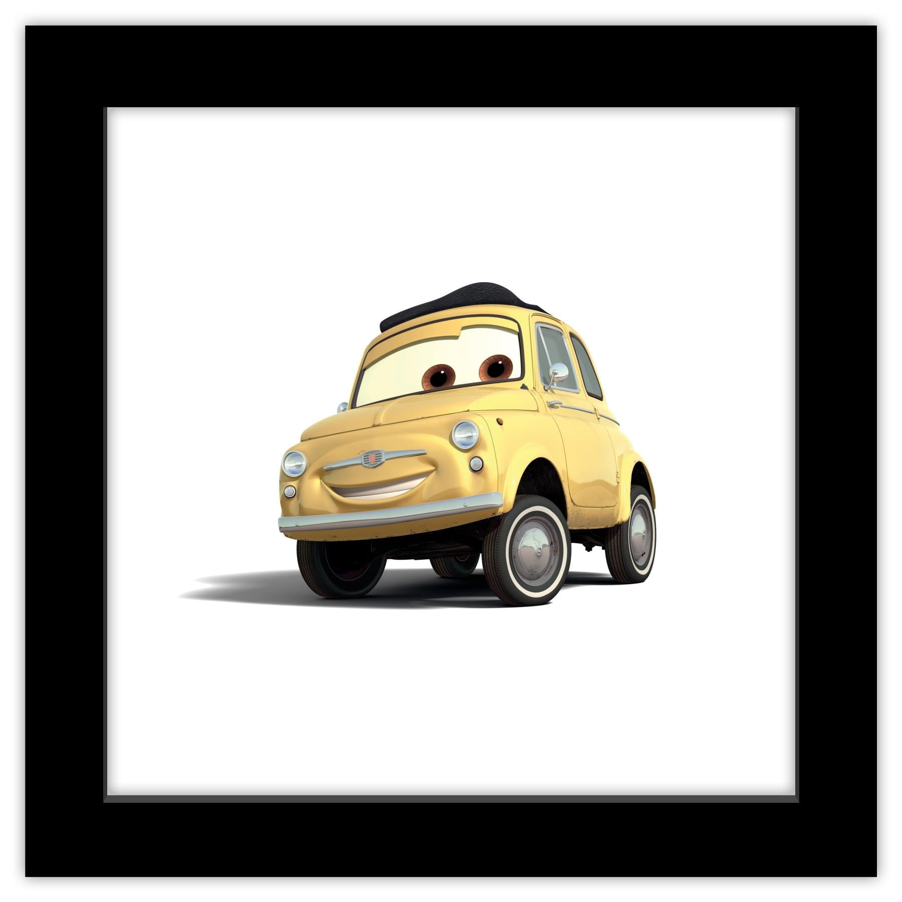Gallery Pops Disney Pixar Cars 3 - Luigi Wall Art, Black Framed