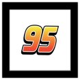 thumbnail image 1 of Gallery Pops Disney Pixar Cars 3 - Number 95 Lightning McQueen Wall Art, Black Framed Version, 12" x 12", 1 of 5