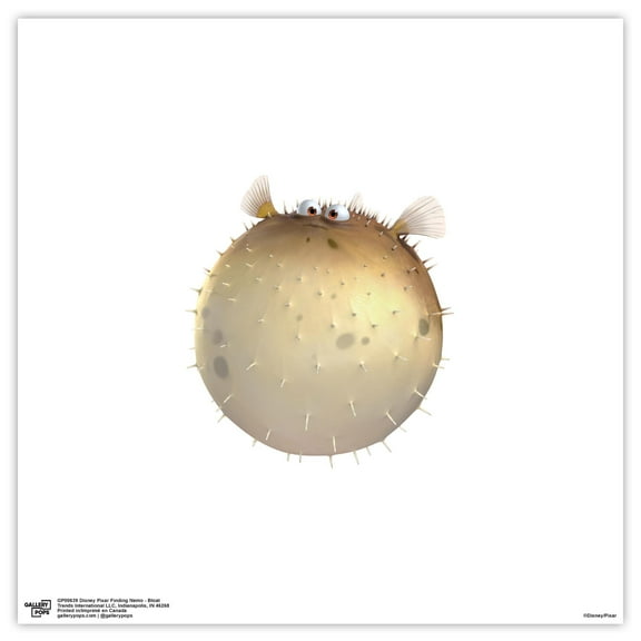 Gallery Pops Disney Pixar Finding Nemo - Bloat Wall Art, Unframed Version, 12" x 12"