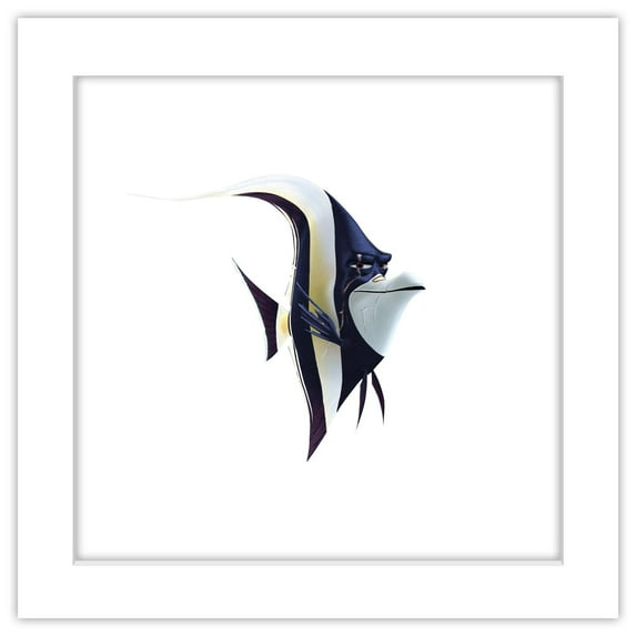 Gallery Pops Disney Pixar Finding Nemo - Gill Wall Art, White Framed Version, 12" x 12"