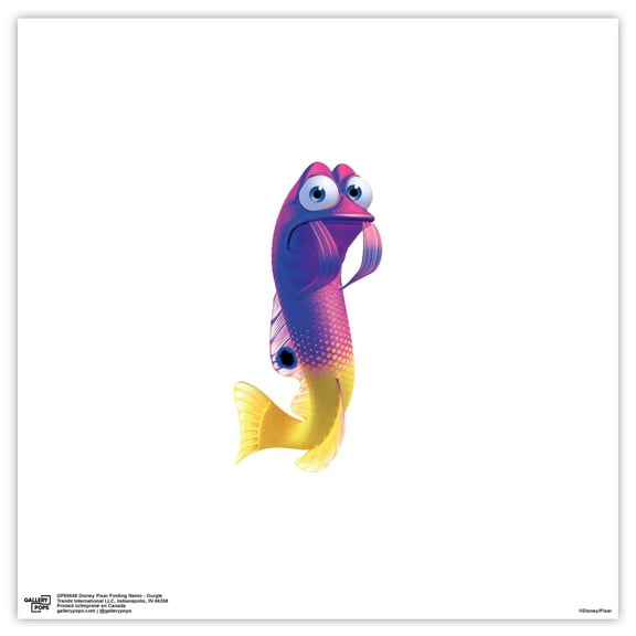 Gallery Pops Disney Pixar Finding Nemo - Gurgle Wall Art, Unframed Version, 12" x 12"