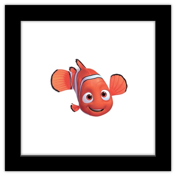 Gallery Pops Disney Pixar Finding Nemo - Nemo Wall Art, Black Framed Version, 12" x 12"