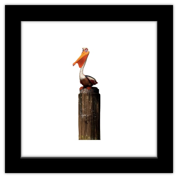 Gallery Pops Disney Pixar Finding Nemo - Nigel Wall Art, Black Framed Version, 12" x 12"