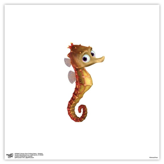 Gallery Pops Disney Pixar Finding Nemo - Sheldon Wall Art, Unframed Version, 12" x 12"