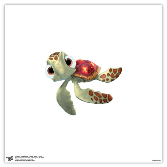 Gallery Pops Disney Pixar Finding Nemo - Squirt Wall Art, Unframed Version, 12" x 12"