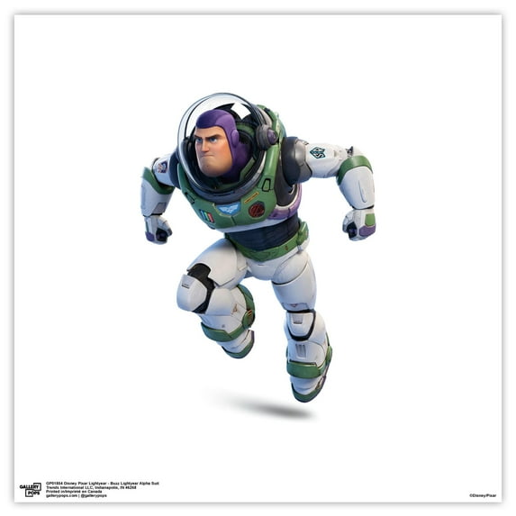 Gallery Pops Disney Pixar Lightyear - Buzz Lightyear Alpha Suit Wall Art, Unframed Version, 12" x 12"