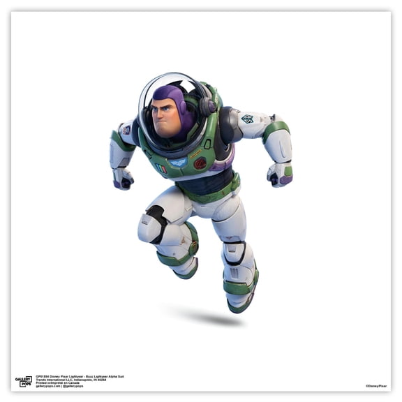 Gallery Pops Disney Pixar Lightyear - Buzz Lightyear Alpha Suit Wall Art, Unframed Version, 12" x 12"